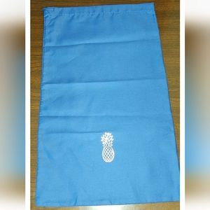 AQUAZZURA FIRENZE dust bag drawstring shoes storage 9”x15" Pineapple